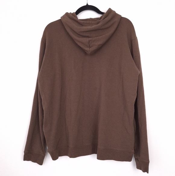 Free Fly bamboo viscose hoodie pockets outdoor cozy soft brushed interior brown - Picture 2 of 10